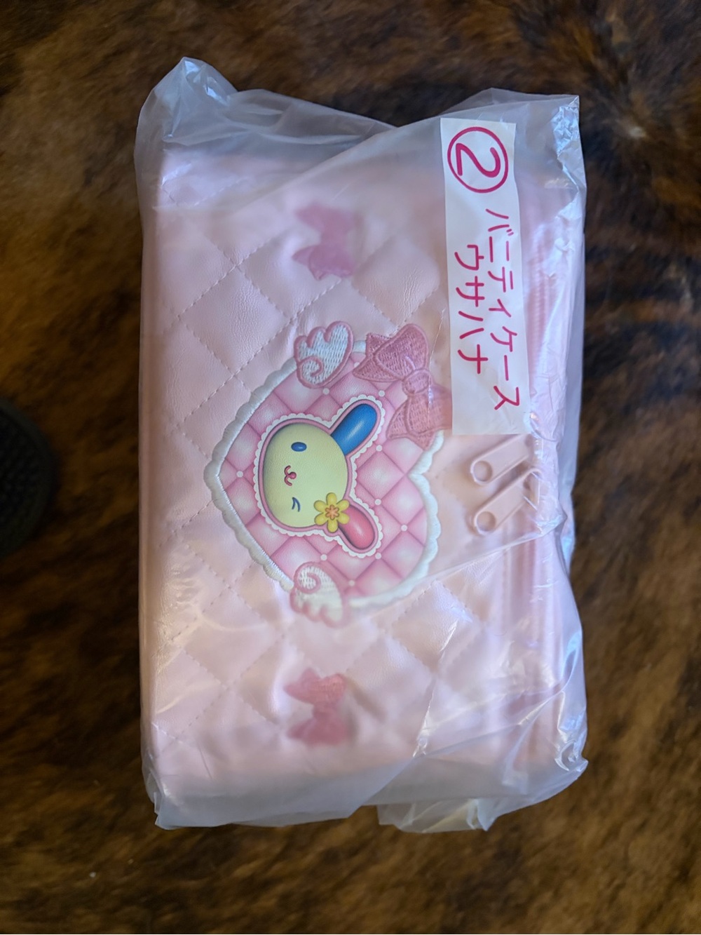 Sanrio Pink Quilted Travel Pouch